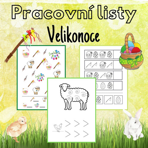 Velikonoce, pracovní listy