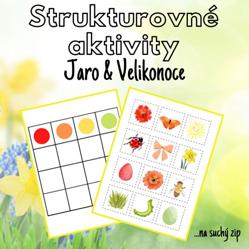 Jaro & Velikonoce, strukturované aktivity