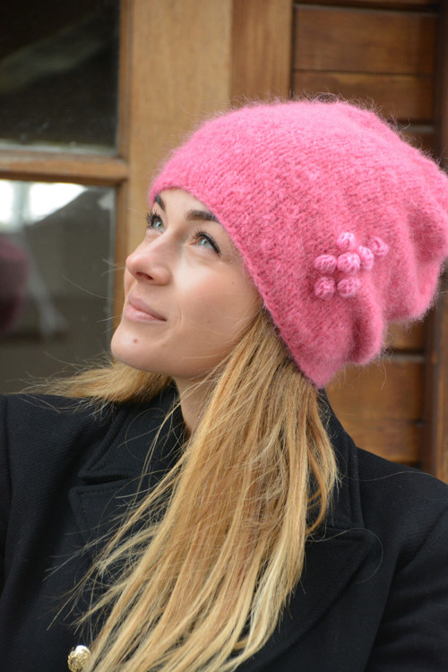 Čepice v pink