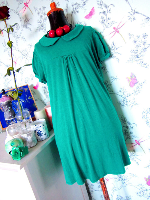 Šaty smaragd baby doll — foto 1