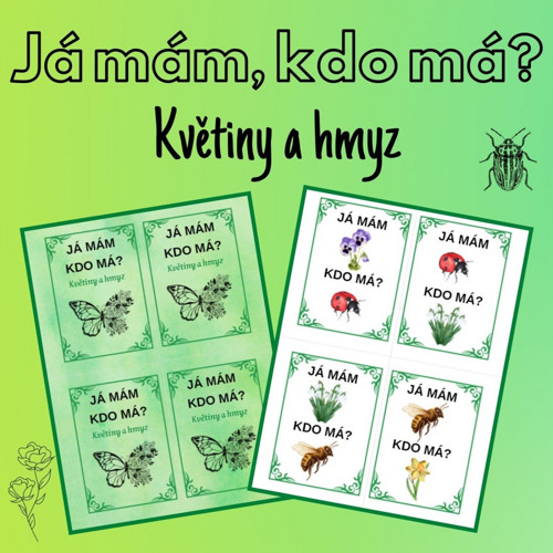 Já mám, kdo má? Květiny a hmyz