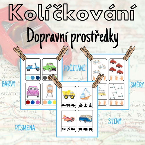 Dopravní prostředky, kolíčkování