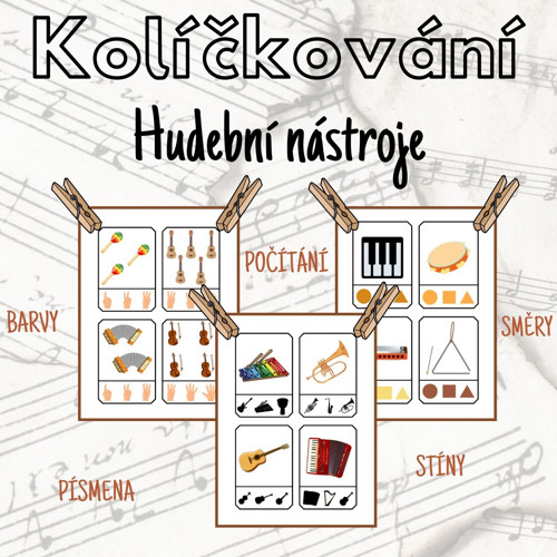 Hudební nástroje, kolíčkování