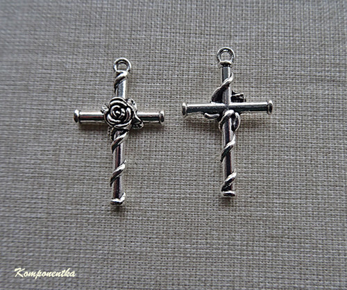 Přívěšek kříž 26x15mm 1kus