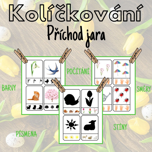 Příchod jara, kolíčkování