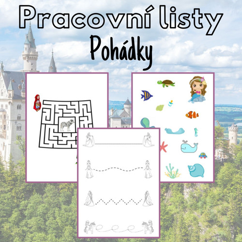 Pohádky, pracovní listy