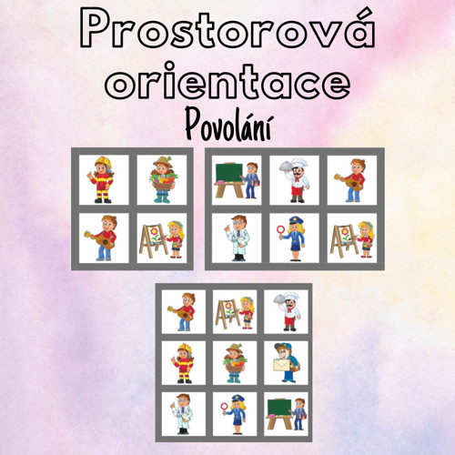 Povolání, prostorová orientace