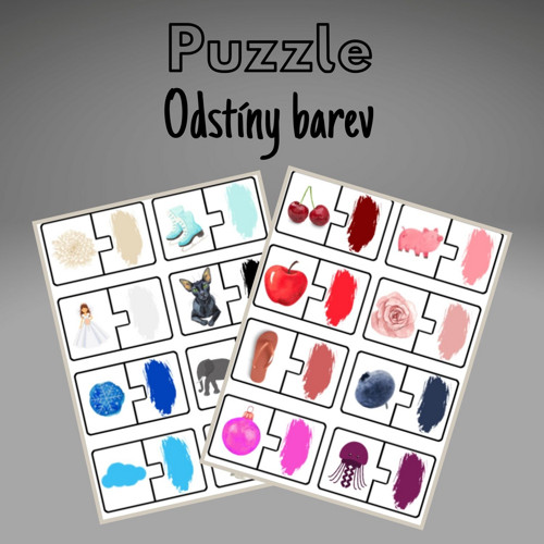 Odstíny barev, puzzle — foto 1
