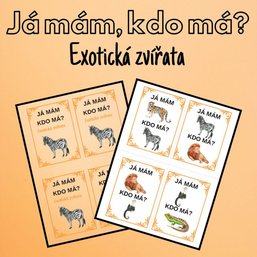 Já mám, kdo má? Exotická zvířata