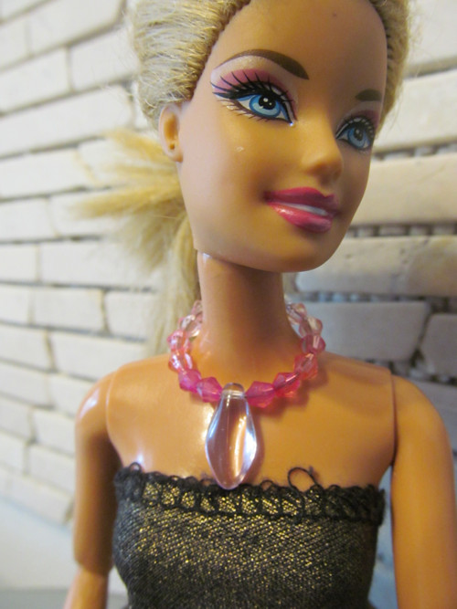 Náhrdelník pro Barbie - růžový 6