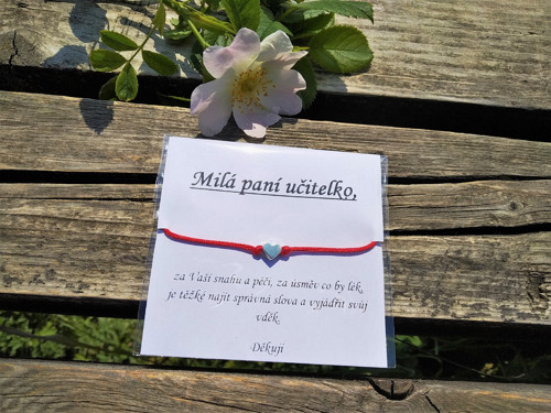 Náramek pro paní učitelku