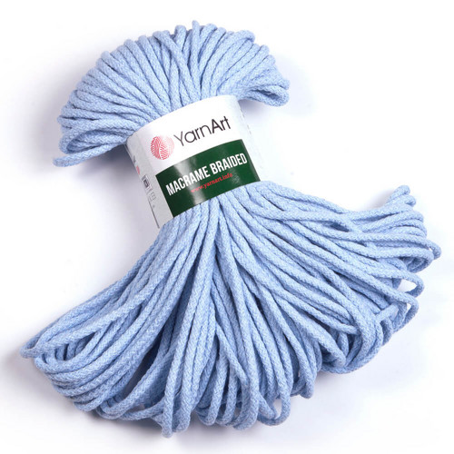 Příze Macrame Braided - bleděmodrá — foto 1