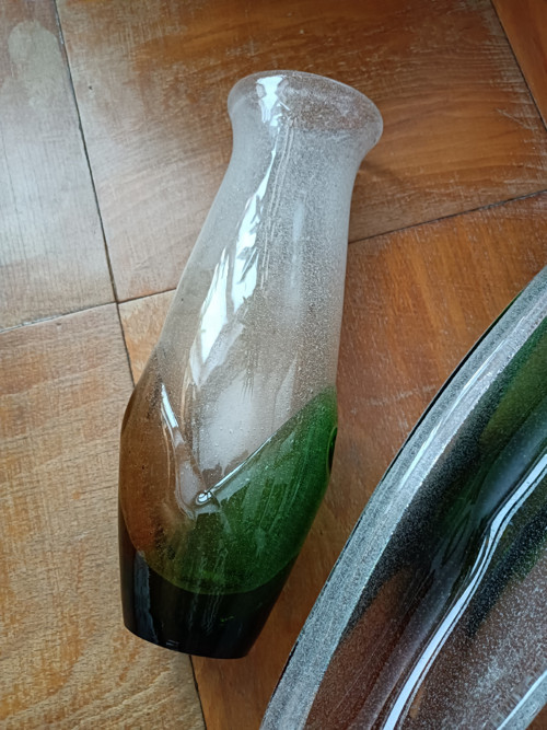 Váza hutní sklo — foto 1