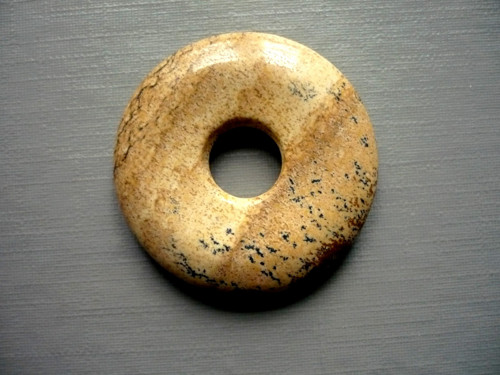 Donut 30 mm - jaspis obrázkový, č.14f