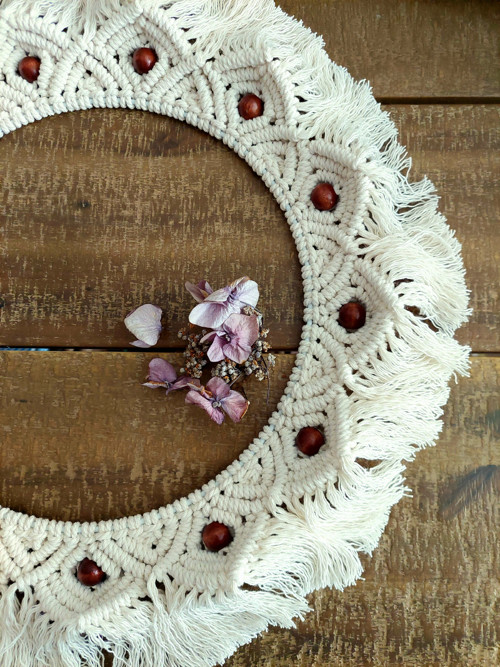Macramé mandala "FREYA"