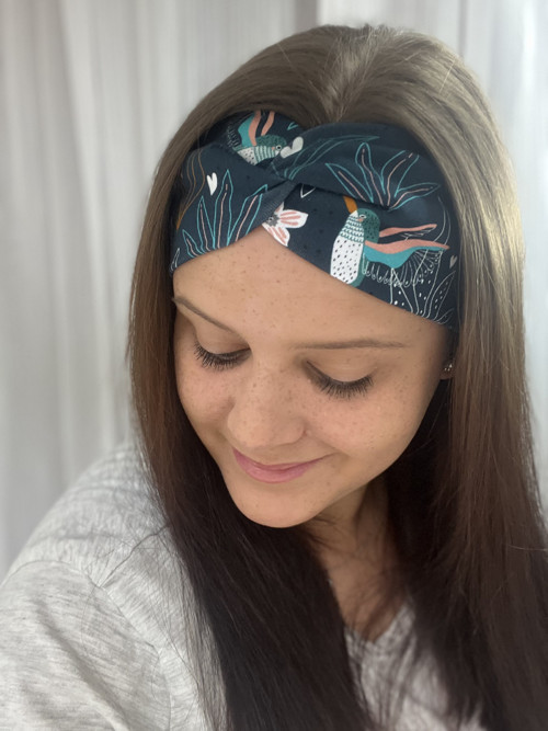 Dámská & dívčí překřížená ČELENKA Kolibřík