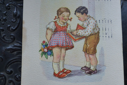 Srdečné přání - M. Fischerová Kvěchová, pohled