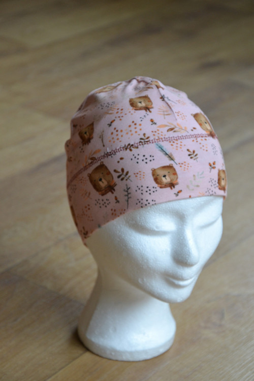 Kulatá čepička "jarní louka" vel. 49-51cm
