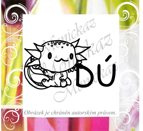 DÚ Axolotl 810, domácí úkol. Razítko.