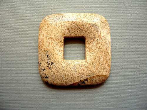 Donut 3,5 cm - jaspis obrázkový, č.1s