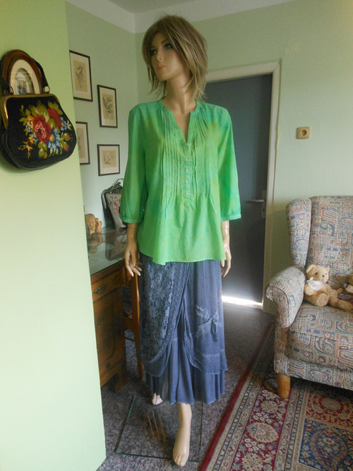 Plátěná halenka, vel.46/48 — foto 1