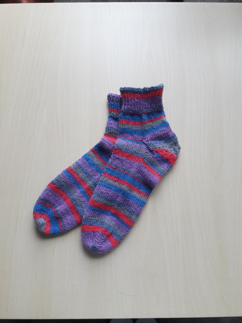 Ručně pletené nízké ponožky vel. 38/39