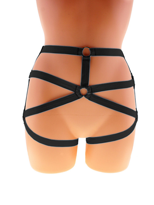 Women body harness panties, sexy páskové kalhotky