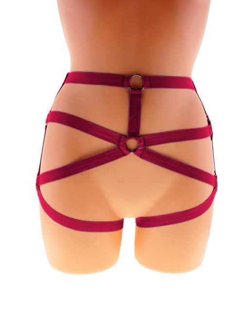 Women body harness panties, sexy páskové kalhotky