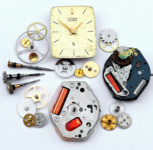 Sada komponentů pro výrobu steampunk šperků