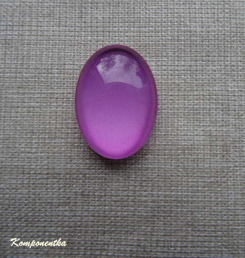 Skleněný kabošon 13x18mm 1kus