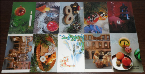 50x POHLEDNICE Vánoce, různé, prošlé poštou — foto 1