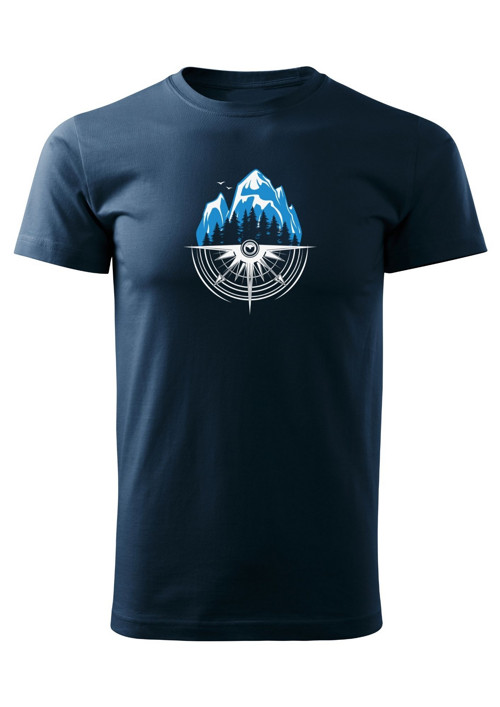 Pánské tričko "Compass & Hiking"