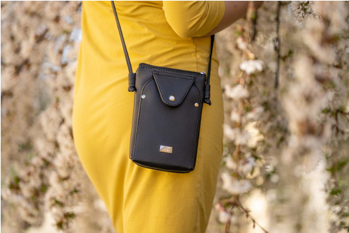 Mini crossbody kabelka MOLY No. 10. černá matná