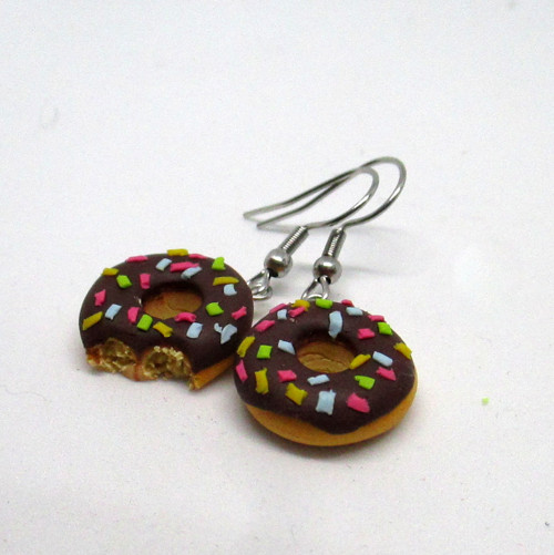 Náušnice donuty