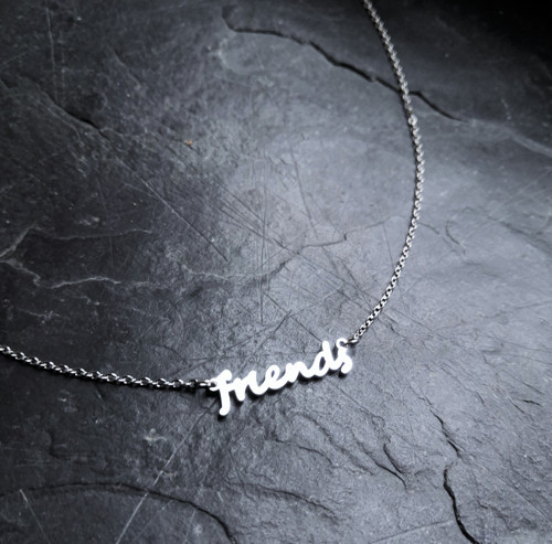 Ocelový náhrdelník*přátelé*friends — foto 1
