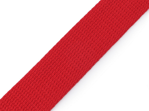 Popruh šíře 32 mm (1m) - červená