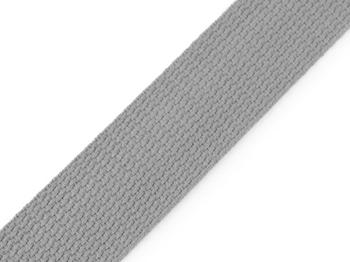 Popruh šíře 32 mm (1m) - šedá