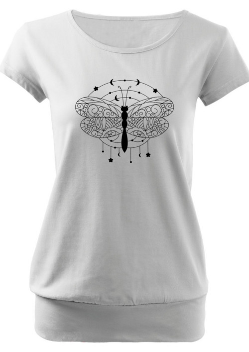Dámské tričko "Vážka & mandala"