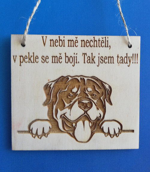 Cedulka-v nebi mě nechtějí-rotvajler