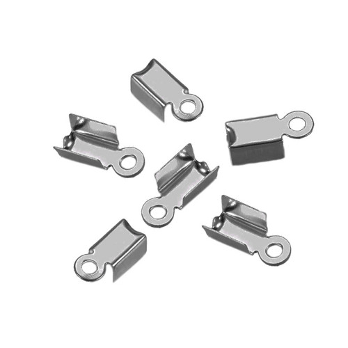 Koncovky 3x6mm hladké gunmetal, 20ks