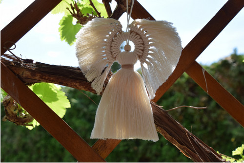 Macramé anděl