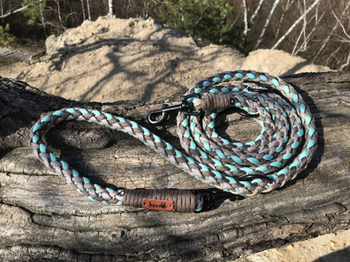 Ručně pletené paracord vodítko — foto 1