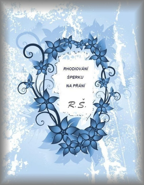 Rhodiování šperků na přání...