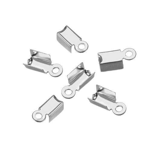 Koncovky 3x6mm hladké platina, 20ks