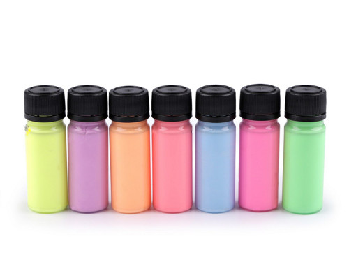 Sada barev na textil neon - světlý textil