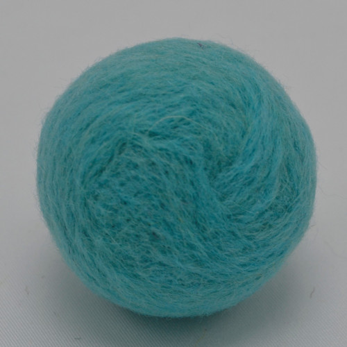 Plstěná kulička MERINO - tyrkysová opal (Ø4cm)