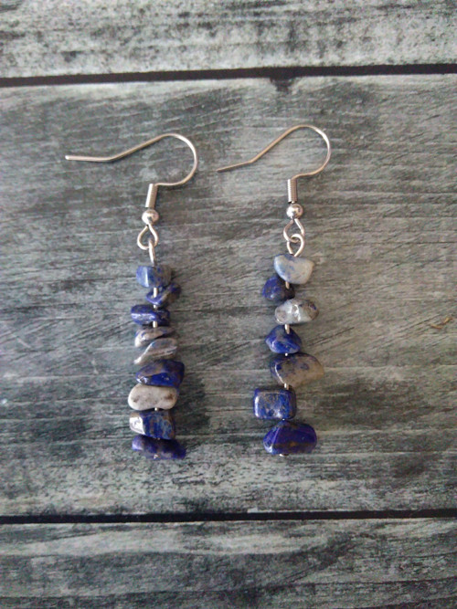 Náušnice NOČNÍ OBLOHA*lapis lazuli