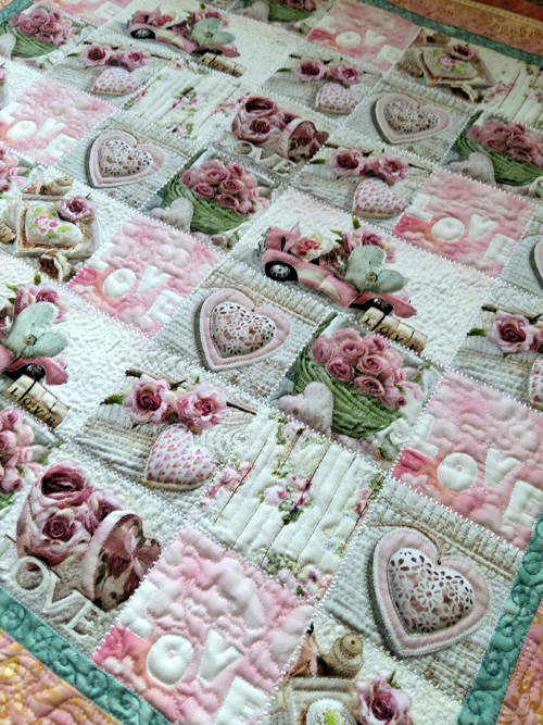 Ubrus "Love and roses" — foto 1
