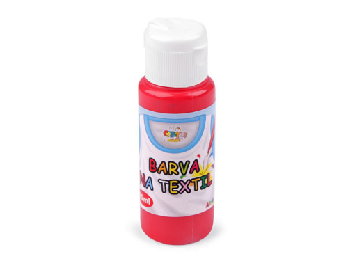 Barva na textil 60 ml (1ks) - červená