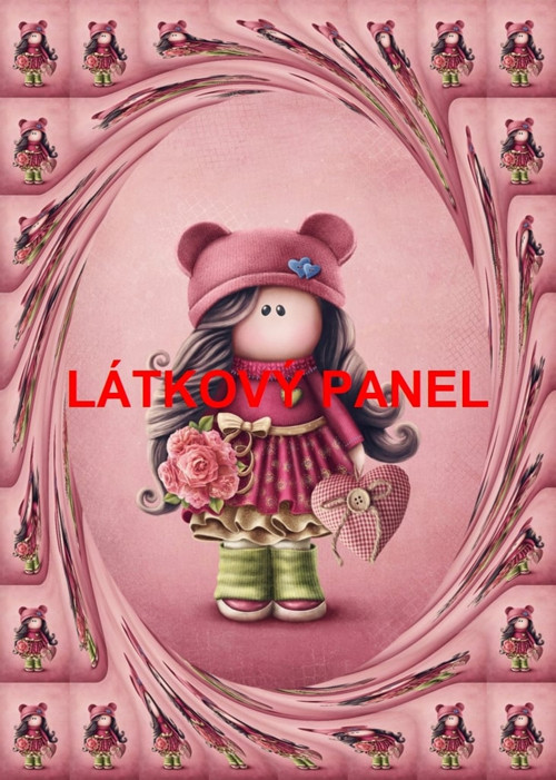 Bavlněný panel 11x15 cm - skladem — foto 1